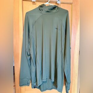 Men's Olive Green Stone Glacier Fishing/ Sun Pullover Hoody XXL New Without Tags